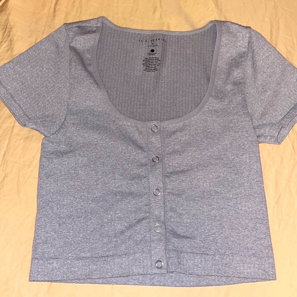 Grey Pacsun S top